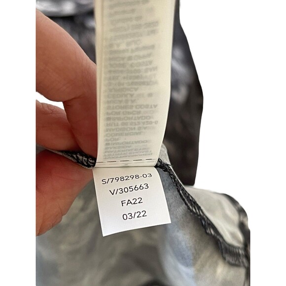 Athleta NWT Women's Calm Cool Slip Dress Black/Gray Size Small Retail $119 - Picture 9 of 12